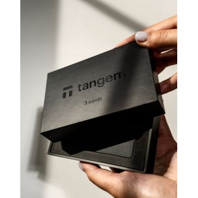 6. Tangem Wallet Kryptowährungs-Wallet – 3 Karten