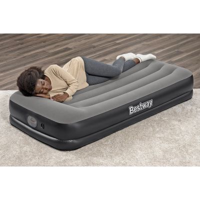 23. Bestway 671BT Luftmatratze, Einzelmatratze, Schwarz, Grau, Unisex