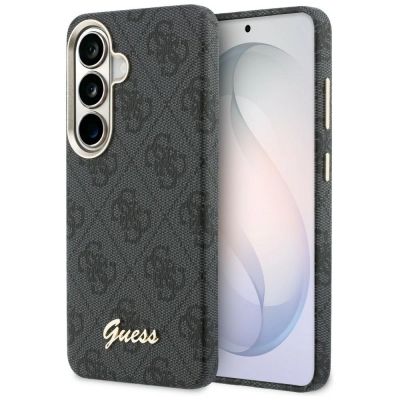 Guess 4G Script MagSafe Hülle für Samsung Galaxy S26 - Schwarz