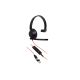 53. POLY Blackwire 5210 Einohr-USB-C-Headset + 3,5-mm-Klinkenstecker + USB-C/A-Adapter