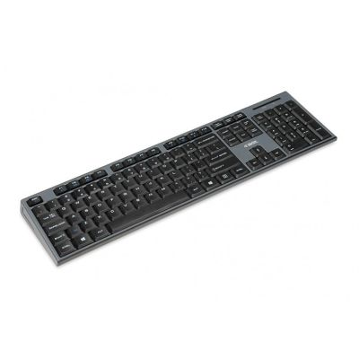 3. Tastatur- und Mausset IBOX DESKTOP PRO KIT IKMS606W (USB 2.0; (US); schwarz; optisch; 1200 DPI)