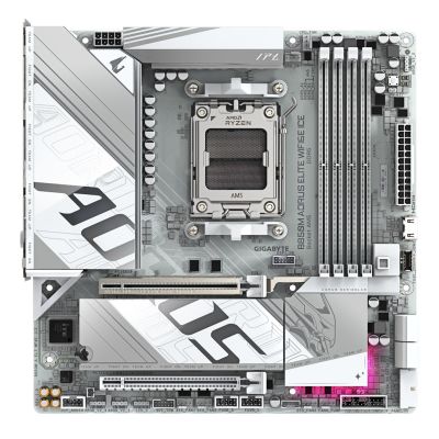3. GIGA B850M AORUS ELITE WF6E ICE AM5 DDR5 µATX Mainboard
