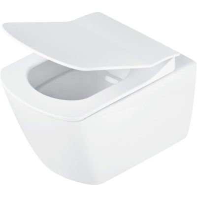 Wandhängende, randlose Toilette