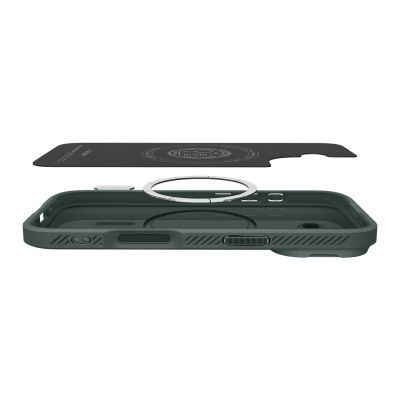 8. Spigen Optik Armor MagSafe iPhone 17 Hülle - Grün