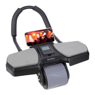 3. KA10 SCHWARZES ABS-RAD AUTOMATIKRAD ZUM TRAINING DER BAUCHMUSKEL MIT UNTERSTÜTZUNG