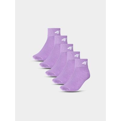Lässige Knöchelsocken (5er-Pack) für Kinder 4F 4FJWMM00USOCU295-92S