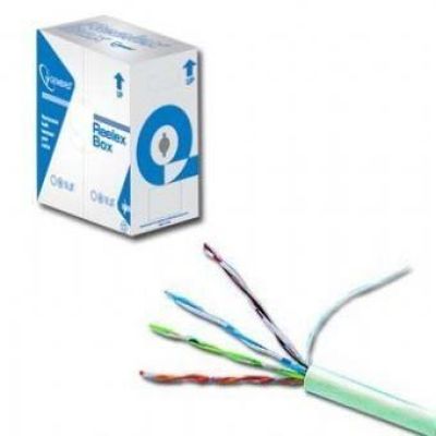 10. UTP-Kabel GEMBIRD UPC-5004E-SOL (UTP; 305 m; Kat. 5e; grau)