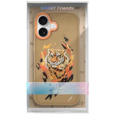 7. Nimmy Tiger MagSafe Hülle für iPhone 17 - hellbraun