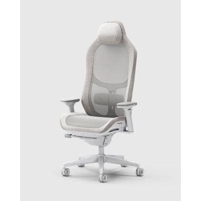 2. Fractal Design Refine 2 Mesh Light Gaming-Stuhl, gepolsterter Sitz, Grau