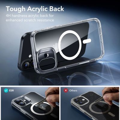 7. ESR Classic Hybrid MagSafe + Panzerglas-Set für iPhone 17 - Klar