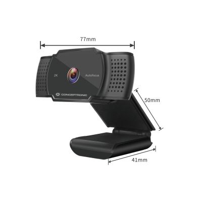 2. Conceptronic AMDIS02B Webcam 5 MP 2592 x 1944 px USB 2.0 Schwarz