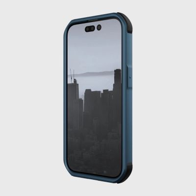 3. Raptic X-Doria Fort Case iPhone 14 Pro mit gepanzerter blauer MagSafe-Hülle