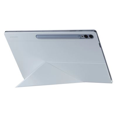 8. Klapphülle mit Ständer für Samsung Galaxy Tab S9 Ultra Smart Book Cover – weiß