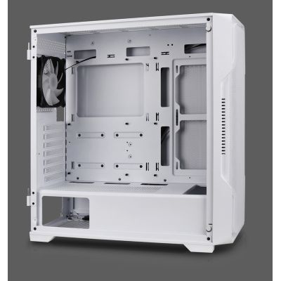 9. Nanoxia DS-9ARGB-W Midi-Tower-Computersicherheit & Halterungen Weiß