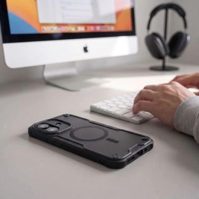 8. Tech-Protect Rugged Shield MagSafe Hülle für Xiaomi Redmi Note 17 Pro 5G – Mattschwarz