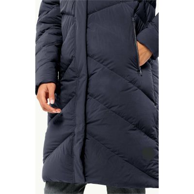 8. Jack Wolfskin MARIENPLATZ COAT W night blue Daunen-isolierte Damen Winterjacke marineblau (1206971_1010)