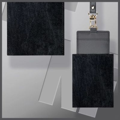 6. Nimmy Big Eyed Pet 2.0 Kartenetui mit Katzenmotiv, Schwarz