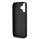 7. Guess Umhängetasche aus Leder mit Metall-Logo und Strass für iPhone 16 – Schwarz