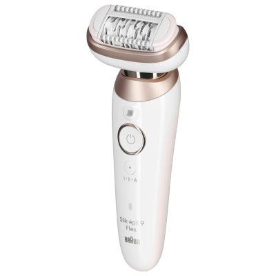 17. BRAUN Silk-épil 9-011 3D IPL Epilierer, Nass- und Trockenepilation, Weiß, Gold
