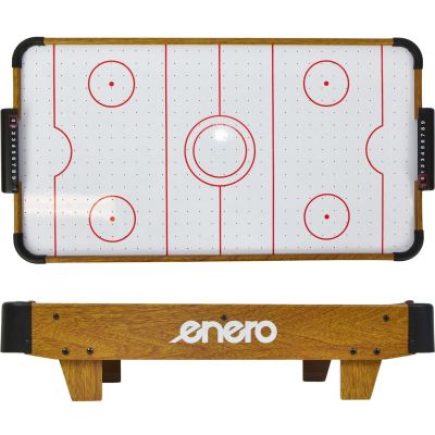 10. Tischspiel Airhockey 60x32,5x14cm Holz Enero