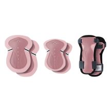 Kinder-Knie-, Ellbogen- und Handgelenkschützer, pastellrosa (540/541-210)