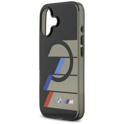 6. BMW M IML Metallknöpfe, dreifarbige Linien, MagSafe-Hülle für iPhone 17 - Schwarz