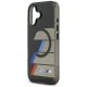 6. BMW M IML Metallknöpfe, dreifarbige Linien, MagSafe-Hülle für iPhone 17 - Schwarz