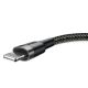 2. Baseus Cafule USB-A / Lightning 1,5A QC 3.0 Kabel 2 m - Schwarz