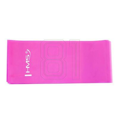 3. Pilatesband HMS TP01 PINK 0,7 x 120 x 1200 MM 17-34-022