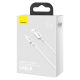 5. Baseus Superior Kabel USB - USB Typ C 6A 66W 1m weiß (CATYS-02)