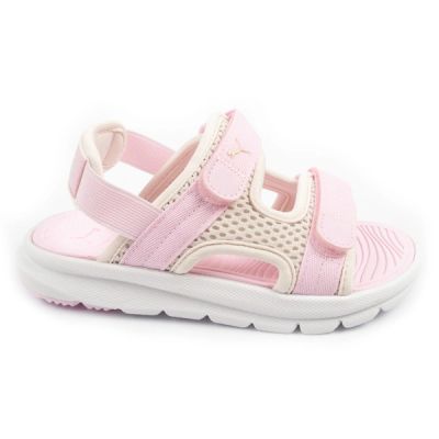 Puma Evolve Kindersandalen, rosa, bequem, leicht, mit Klettverschluss