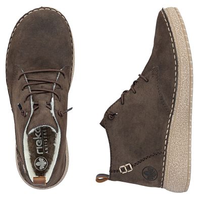 5. Rieker 50910-25 braune, gefütterte Damen-Ankle-Boots