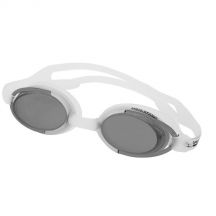 Aqua-Speed Malibu Schwimmbrille in weiß und schwarz