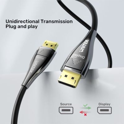 5. UNITEK C1631ABK01-30M DisplayPort-Kabel Schwarz