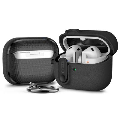 2. Tech-Protect Slim Hook Hülle für Samsung Galaxy Buds 3 / 3 FE / 3 Pro – Schwarz