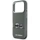6. Karl Lagerfeld IML Karl & Choupette Peekaboo Logo MagSafe Hülle für iPhone 17 Pro - Schwarz