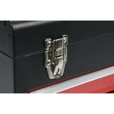 4. Yato YT-08874 Werkzeugkasten Edelstahl Schwarz, Rot