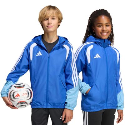 adidas Tiro 26 Competition Allwetter-Kinderjacke Blau KB0157