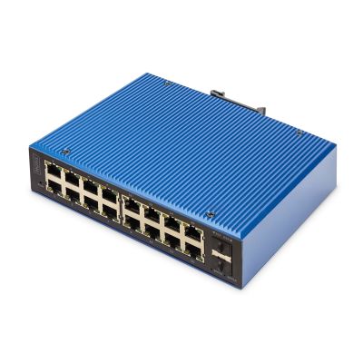 2. Digitus Industrial Managed Gigabit Ethernet L2 Switch, 16+2 Ports