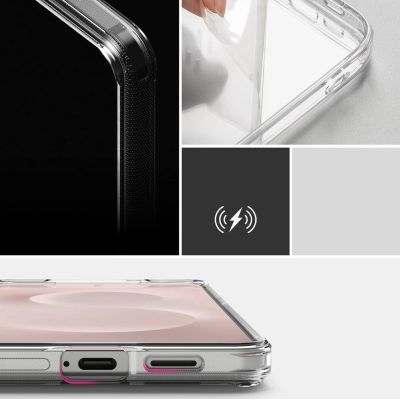 5. Ringke Fusion Case für Samsung Galaxy S25 Edge - Transparent