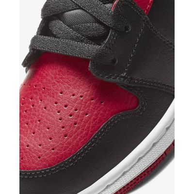 8. Air Jordan 1 Mid Banned GS Retro-Schuhe - 554725-074