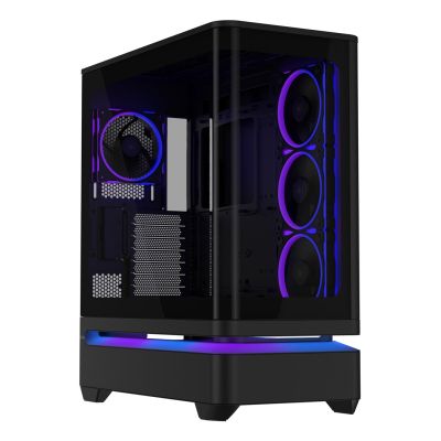 ASUS PRIME AP304 TG ARGB SCHWARZES Gehäuse