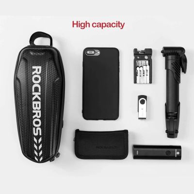 3. Rockbros B60 wasserdichte Fahrradtasche für Rahmen – Schwarz