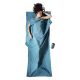 Cocoon TravelSheet Rechteckiger Schlafsack aus Baumwolle Blau