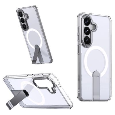Hybrid Armor X Schutzhülle für Samsung Galaxy S26 Plus mit Ständer, kompatibel mit MagSafe – Transparent