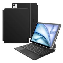 Tech-Protect Smartcase Magnetic mit Tastatur für iPad Air 10,9" 2020/2022 / iPad Air 11" 2024/2025 - Schwarz