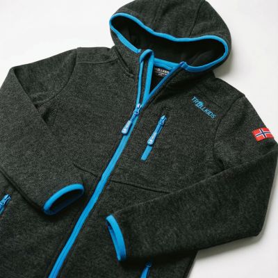3. Trollkids Kids Jondalen Jacket XT atlantic Jr 222-605 Fleecejacke