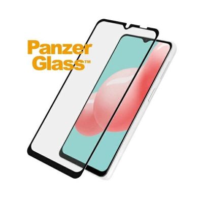 2. PanzerGlass E2E Regular gehärtetes Glas für Samsung Galaxy A32 5G – mit schwarzem Rahmen