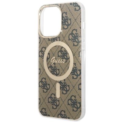 5. Guess GUHMP14XH4STW iPhone 14 Pro Max 6.7" Braun/Braun Hardcase 4G MagSafe