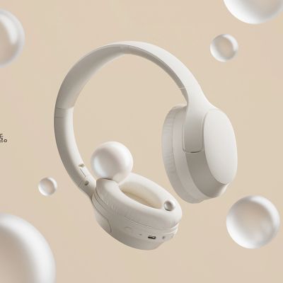 9. QCY H2 Pro ENC Bluetooth 5.3 Over-Ear-Kopfhörer – Weiß